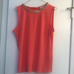 Just peachy shell / top